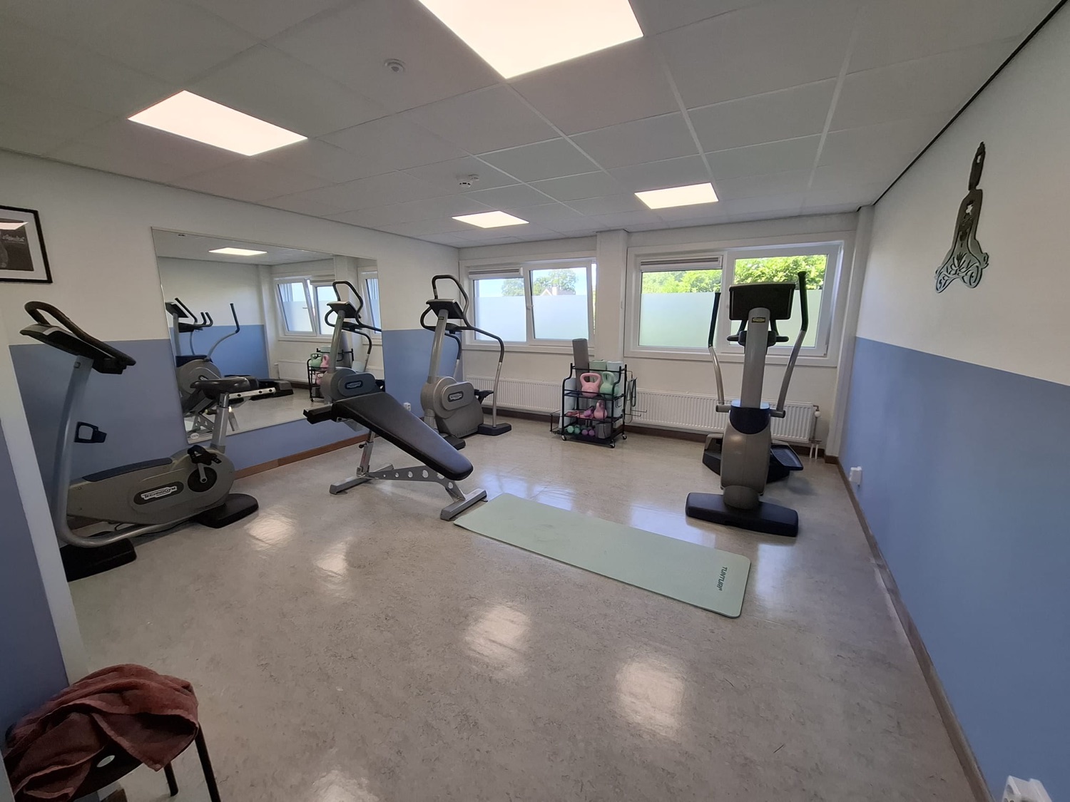 Fitnessruimte voor bewoners van Roosenpark